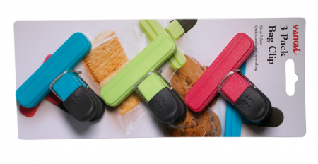 Depozitare, suporturi si accesorii - CULINARO Set 3 clipsuri inchidere pungi