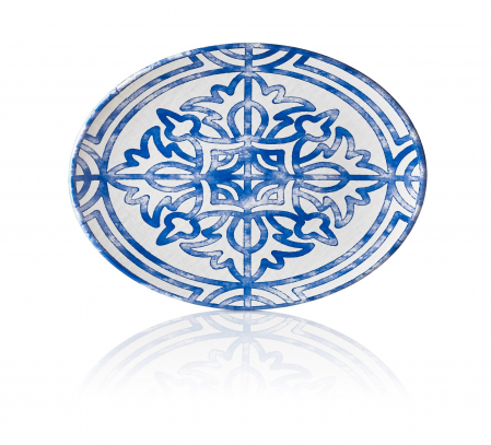 Platouri si boluri melamina - CULINARO SEVILLA Platou oval melamina, 49x36xh4,4cm