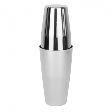 Shakere si accesorii cocktail si bar - CULINARO Shaker Boston pentru cocktail, 810/680ml, inox, argintiu