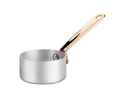 Servirea mesei - CULINARO Sosiera aluminiu forma tigaie 6x3cm (SG-76799(B))