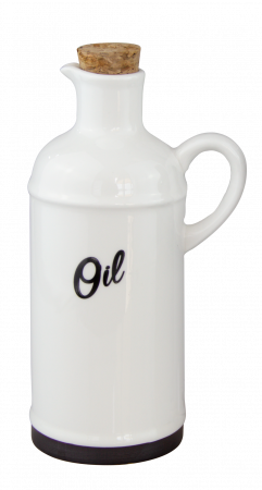 Hella Black&White - CULINARO Sticla portelan pentru ulei HELLA WHITE 430ml