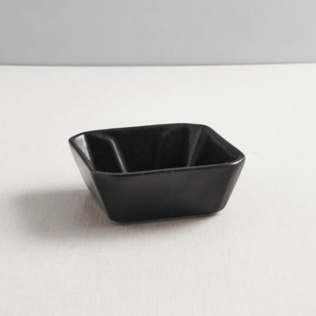 CULINARO STREET FOOD Bol pentru sos din ceramica, patrat, 8,3x8,3xh3,2cm, BLACK [2]