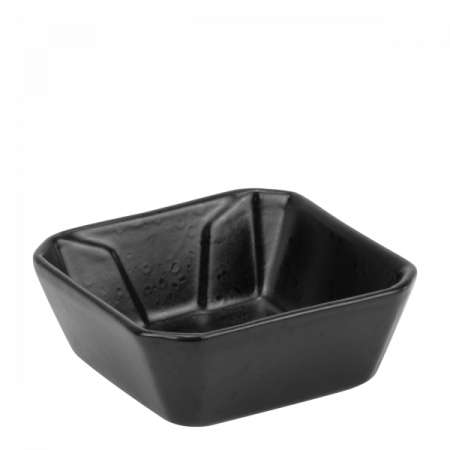 Culinaro Street Food - CULINARO STREET FOOD Bol pentru sos din ceramica, patrat, 8,3x8,3xh3,2cm, BLACK