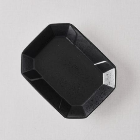 CULINARO STREET FOOD Platou servire din ceramica, 22,3x17,3xh3,6cm, BLACK [3]