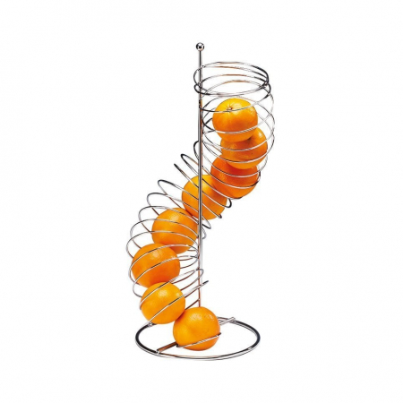 Produse - CULINARO Suport fructe spiralat metalic, D20xh45cm