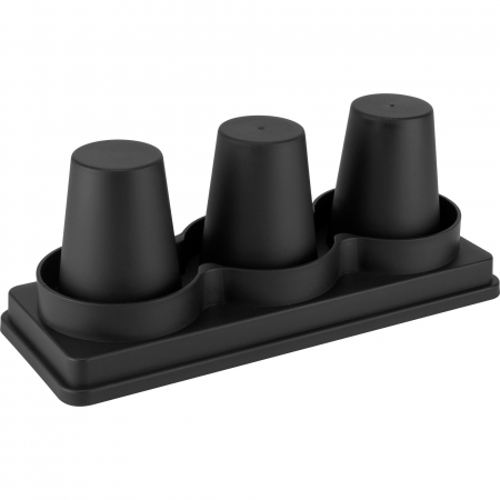 Produse - CULINARO Suport pahare unica folosinta, cu 3 compartimente, 32x12xh13cm, plastic