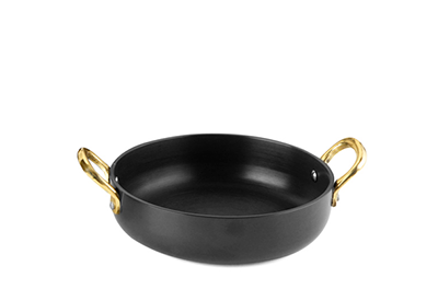Servirea mesei - CULINARO Tava 13,5x3,5cm cu torti din aluminiu neagra (SG-77712(A))