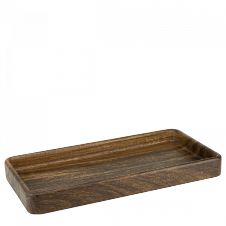 Platouri lemn - CULINARO Tava de prezentare dreptunghiulara din lemn acacia, 40x20xh4,6cm