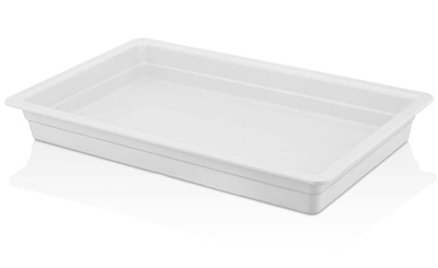 Tavi GN melamina - CULINARO Tava gastronorm din melamina GN 1/1 530x325xh65mm, 6,6lt, alba