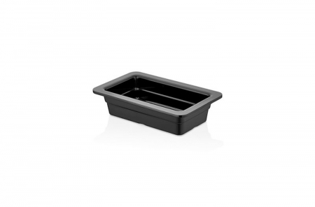 Tavi GN melamina - CULINARO Tava gastronorm din melamina GN 1/4 265x162xh65mm, 1,1lt, neagra