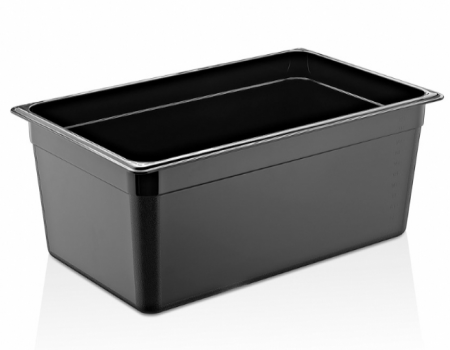 Produse - CULINARO Tava gastronorm polipropilena 1/1-200, 530x325x200mm, 25,6lt, neagra