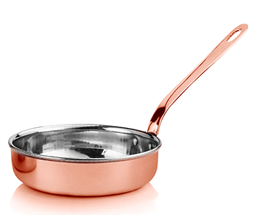 Servirea mesei - CULINARO Tigaie 15,5x4cm 600ml inox cu strat cupru (SG-89256(B))