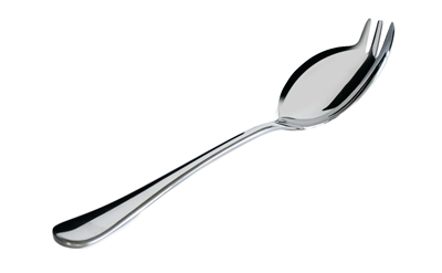 Culinaro Uni - CULINARO UNI Set 6 linguri/furculite pentru spaghete/taitei, inox, spork