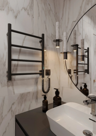 ELNA LADDER 4 Calorifer portprosop electric negru, 35W, 510x400x75mm [1]