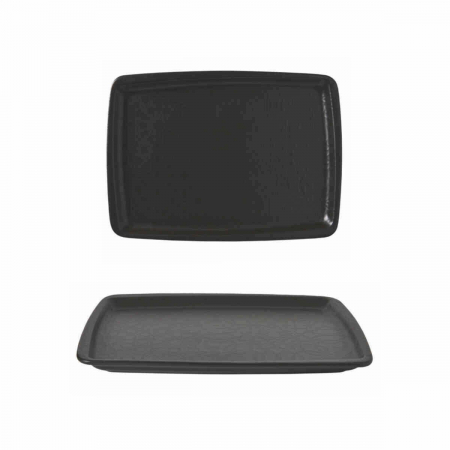 Black Matt - GURAL BLACK MATT Platou dreptunghiular 31x23cm, din portelan