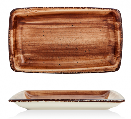 Brown - GURAL BROWN Platou dreptunghiular 29x17cm (NBNORD29X17KY50KH)