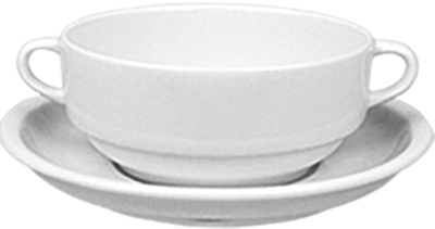 Gural Porselen - GURAL DELTA Bol cu 2 manere din portelan 380ml (EO 12 KS)