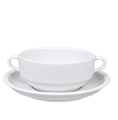 Enternasyonal - GURAL ENTERNASYONAL Bol supa 12cm 380ml, cu farfurioara 17cm (EO 12 KS/EO 17 KT)
