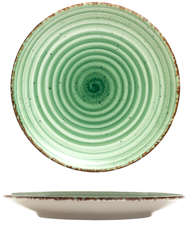 Produse - GURAL GREEN Farfurie intinsa, D30cm, portelan (GBSEO30DU50YS)