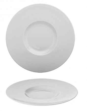Gural Porselen - GURAL MADRID Farfurie gourmet plata din portelan 29cm (MDR 29 GDU)