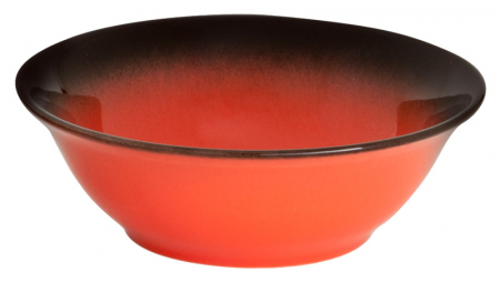 Gural Porselen - GURAL MARMARIS-BLACK/RED Bol salata 23cm 1340ml (NBNEO23KK631KMZS)