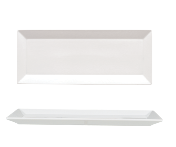 Gural Porselen - GURAL MERID Platou dreptunghiular din portelan 34x14cm (MER 34 KY)