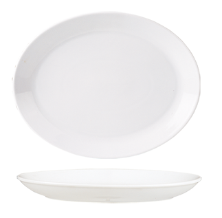 Gural Porselen - GURAL OTHER Platou oval LIDYA din portelan 37x28cm (LDY 37 KY)