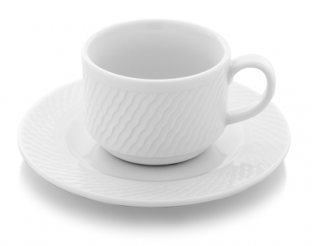 Panama - GURAL PANAMA Ceasca cu farfurioara din portelan 180ml (PAN 2180 KFT)