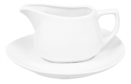 Gural Porselen - GURAL PERA Sosiera cu suport din portelan 400ml (MRS 13 SO + PE 21 SA)