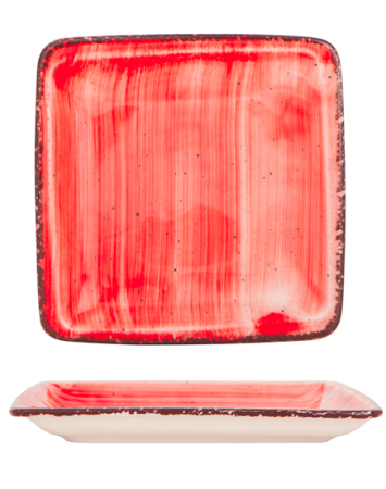 Red - GURAL RED Farfurie patrata 19x19cm (NBNORD19X19DU50KMZ)