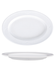 Saturn - GURAL SATURN Platou oval din portelan 39x27cm (STR 39 KY)