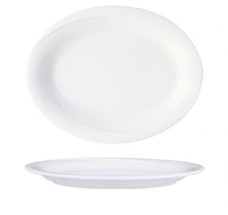 Gural Porselen - GURAL X-TANBUL Platou oval din portelan 24cm (XT 24 KY)
