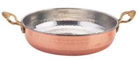 Tigai inox - HASCEVHER COPPER Tigaie cupru cu doua manere 16cm