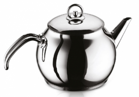 Ceainice si ibrice - HASCEVHER GASTRO Ceainic inox cu maner metalic 1,8l medium