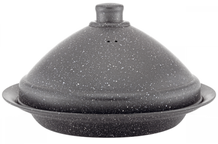 Tavi antiaderente - HASCEVHER GRANITE Vas Tajin, D30xh16cm, strat antiaderent, gri