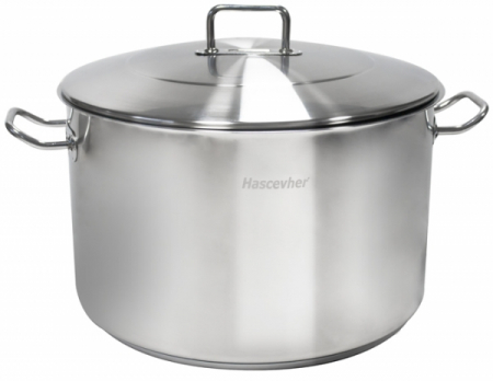 Oale si cratite inox - HASCEVHER HORECA Oala inox 36х22cm 22,4lt cu capac