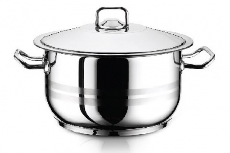 Oale si cratite inox - HASCEVHER PERFECT GASTRO Oala inox 22x12cm 4 litri inductie