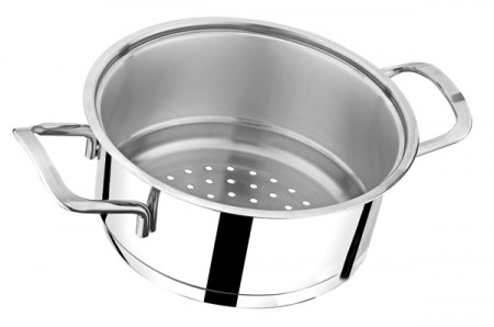 Accesorii oale si cratite - HASCEVHER Vas sita pentru gatit la aburi, 24xh10,7cm, inox