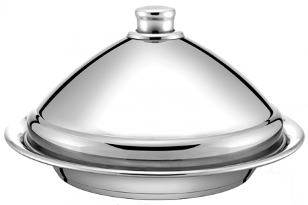 Tavi inox - HASCEVHER Vas Tajin, din inox, D30xh16cm