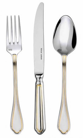 HISAR FLORENCE GOLD Set tacamuri 30 piese pentru 6 persoane, inox 18/10 [1]