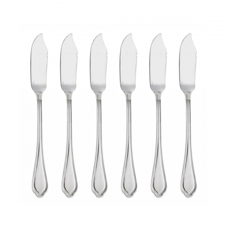 Servirea mesei - HISAR FLORENCE Set 6 cutite pentru peste, inox 18/10, L20,6cm