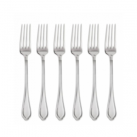 Tacamuri - HISAR FLORENCE Set 6 furculite aperitiv, inox 18/10, L20cm