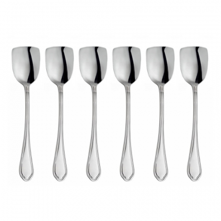 Servirea mesei - HISAR FLORENCE Set 6 lingurite pentru inghetata, inox 18/10, L16cm