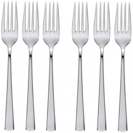 Servirea mesei - HISAR LARA Set 6 furculite profesionale pentru desert, inox 18/10, L16,3cm