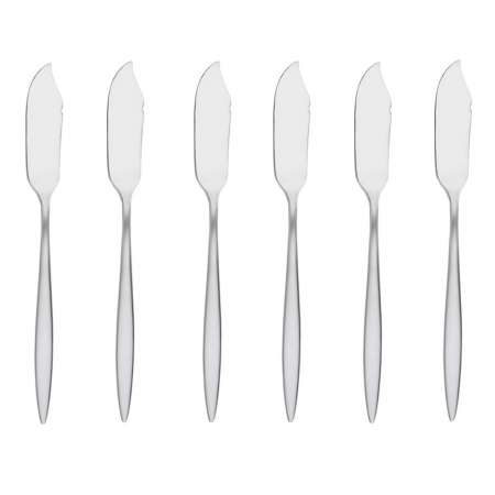 Servirea mesei - HISAR MERCURY Set 6 cutite pentru peste, inox 18/10, L22,5cm