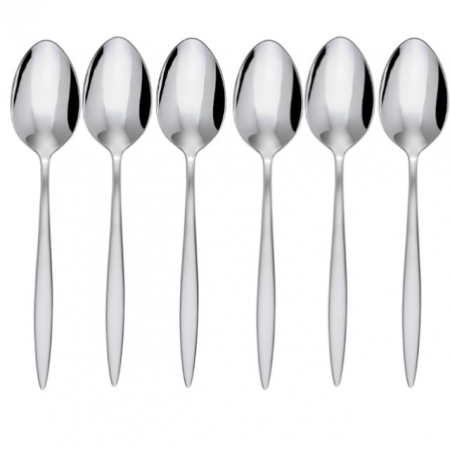 Servirea mesei - HISAR MERCURY Set 6 lingurite pentru cafea, inox 18/10, L11,2cm