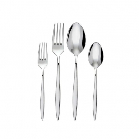 Servirea mesei - HISAR MERCURY Set tacamuri 89 piese pentru 12 persoane, inox 18/10