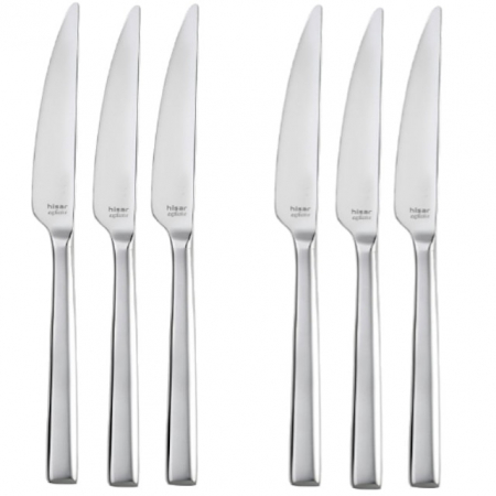 Tacamuri - HISAR MIAMI Set 6 cutite principale profesionale, inox 18/10, L22,6cm