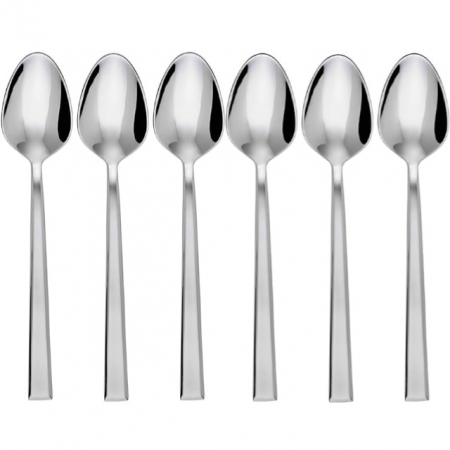 Tacamuri - HISAR MIAMI Set 6 lingurite pentru desert, profesionale, inox 18/10, L16,2cm
