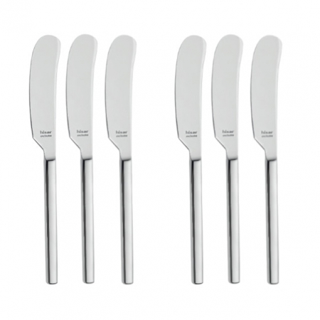Servirea mesei - HISAR MILANO Set 6 cutite pentru unt, profesionale, inox 18/10, L19,5cm